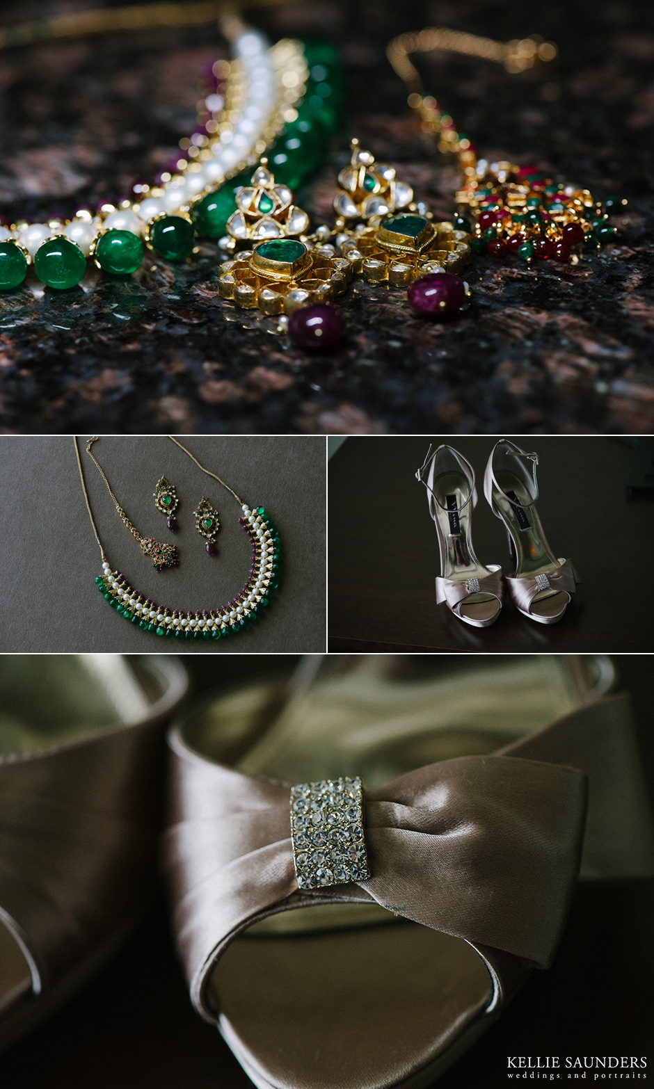 Indian and american wedding details